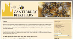 Desktop Screenshot of canterburybeekeepers.org.uk