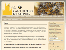 Tablet Screenshot of canterburybeekeepers.org.uk